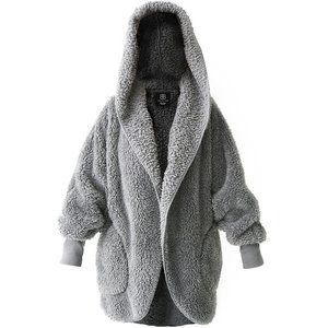 Gorgeous Sherpa Sweater in Light Grey